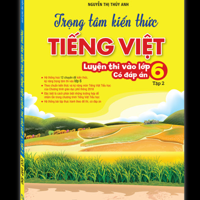 Trọng Tâm Kiến Thức Tiếng Việt Luyện Thi Vào Lớp 6 - Có Đáp Án - Tập 2