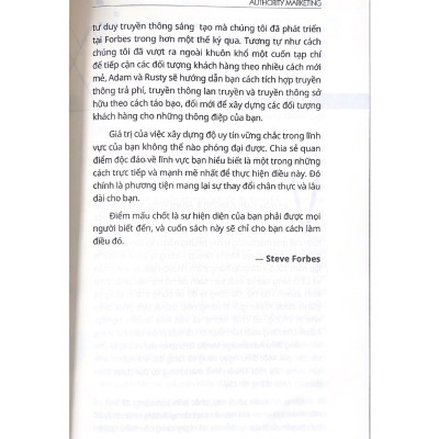 7 Đòn Bẩy Tăng Độ Tín Nhiệm Thương Hiệu - Authority Marketing - Vanlangbooks