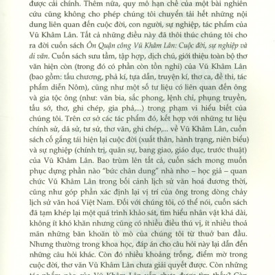 An Quận Công VŨ KHÂM LÂN - Cuộc Đời, Sự Nghiệp Và Di Văn (Bìa mềm)