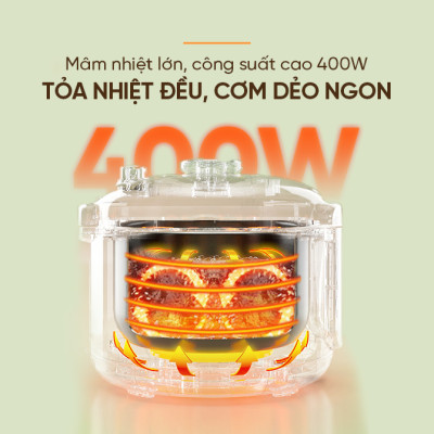 Nồi cơm điện 0.8L SUNHOUSE SHD8200 - Hàng chính hãng