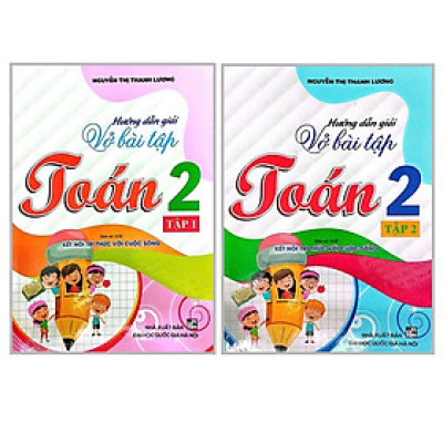 Combo Hướng Dẫn Giải Vở Bài Tập Toán Lớp 2 - Tập 1 +2 (Bám Sát SGK Kết Nối Tri Thức Với Cuộc Sống) HA