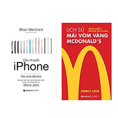 Combo Sách Kĩ Năng Kinh Doanh: Câu Chuyện Iphone + Lịch Sử Mái Vòm Vàng - Mcdonald