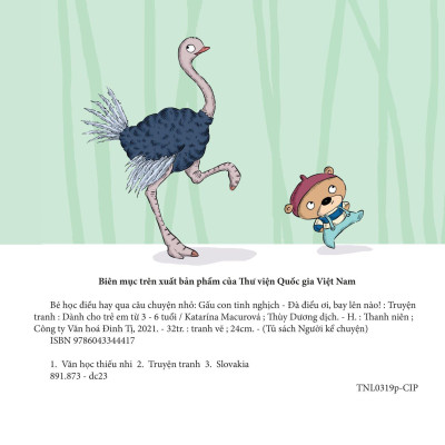 Bé Học Điều Hay Qua Câu Chuyện Nhỏ - Gấu Con Tinh Nghịch - Đà Điểu Ơi, Bay Lên Nào!