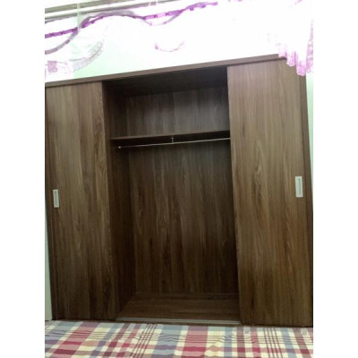 tủ cánh trượt gỗ mdf phủ bóng 2m