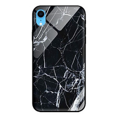 Ốp kính cường lực cho iPhone XR Đá Đen 1 - Hàng chính hãng
