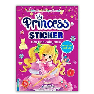 Sách - Princess Sticker - Công Chúa Xinh Xắn - Minh Thắng