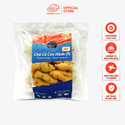 Combo Cá viên 500 gram + Chả cá con hành ớt 500 gram Tâm Lợi, loại cao cấp - Giao nhanh trong 3H