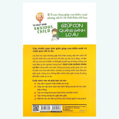 Sách - 101 Tips Giúp Con Quẳng Gánh Lo Âu - Poppy O