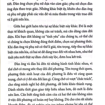 Đàn Ông Sao Hỏa Đàn Bà Sao Kim (Tái Bản 2023)