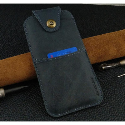 Bao Da Rút cho Samsung Note20 Ultra, Note 10 Plus, Note 8... Có Quai Cài Da Bò Sáp