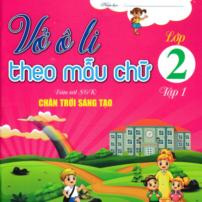 Combo Vở Ô Li Bài Tập Toán Lớp 2 + Vở Ô Li Theo Mẫu Chữ Lớp 2 (Bám Sát SGK Chân Trời Sáng Tạo) (Bộ 4 Cuốn) - HA