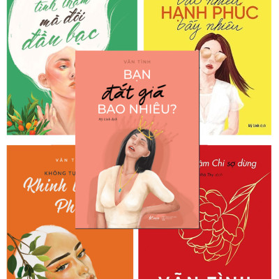 Combo Tuyển Tập Sách Vãn Tình: Không Sợ Chậm Chỉ Sợ Dừng + Lấy Tình Thâm Mà Đổi Đầu Bạc + Không Tự Khinh Bỉ Không Tự Phí Hoài + Khí Chất Bao Nhiêu, Hạnh Phúc Bấy Nhiêu + Bạn Đắt Giá Bao Nhiêu? (Bộ 5 Cuốn)