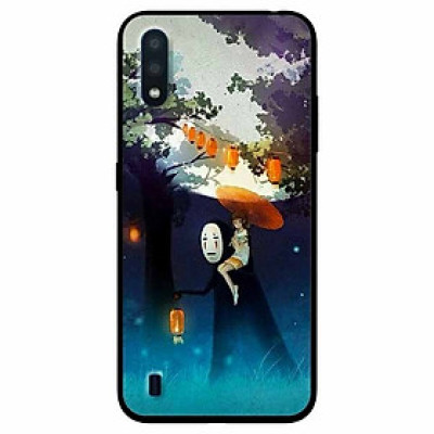 Ốp lưng dành cho Samsung A01 mẫu Thiếu Nữ Dù Vàng
