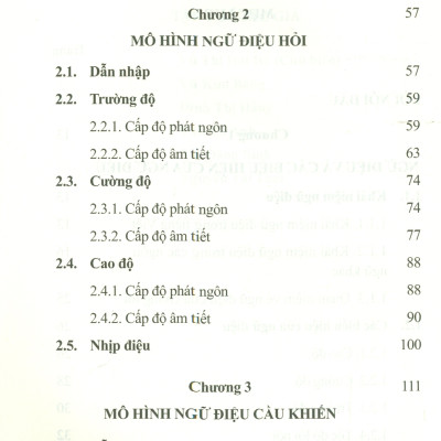 Các Mô Hình Ngữ Điệu Tiếng Việt Theo Mục Đích Giao Tiếp (Sách chuyên khảo)