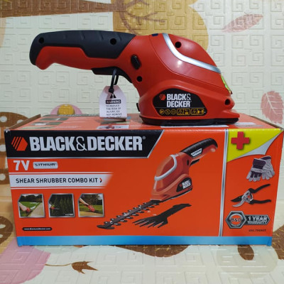 MÁY TỈA CÀNH CÂY CẦM TAY DÙNG PIN 7V BLACK & DECKER GSL700KIT-B1- HÀNG CHÍNH HÃNG