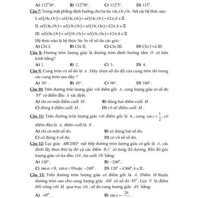 Bồi Dưỡng Năng Lực Toán 11 - Tập 1 (Theo chương trình mới)