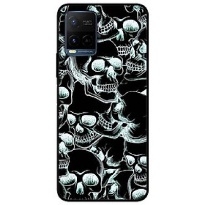 Ốp lưng dành cho Vivo Y21 - Vivo Y21s mẫu Lâu Trắng Đen
