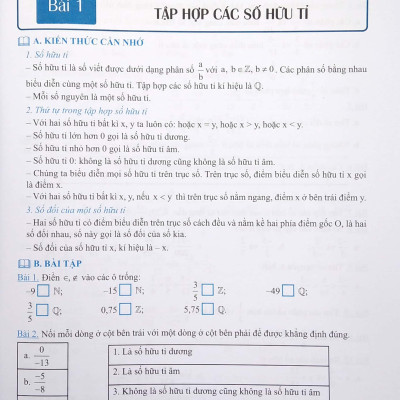 Thực Hành Toán 7 - Tập 1 (Biên Soạn Theo Chương Trình Giáo Dục Phổ Thông Mới)
