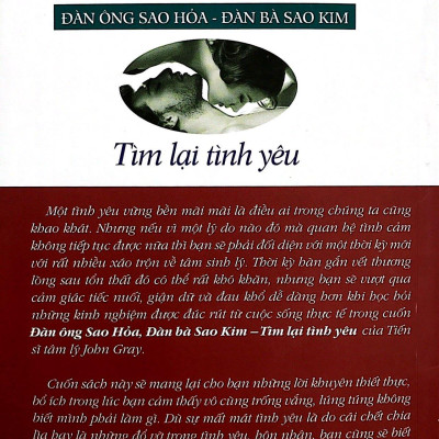 Đàn Ông Sao Hỏa - Đàn Bà Sao Kim (Tìm Lại Tình Yêu) (Tái Bản 2019)