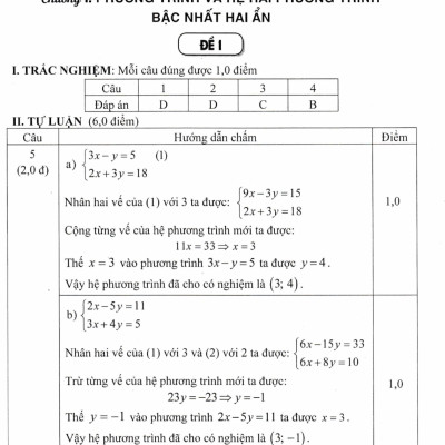 Đề Kiểm Tra Toán 9 (Bám Sát SGK Kết Nối Tri Thức Với Cuộc Sống) - HA