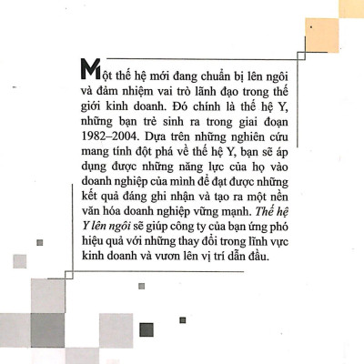 Thế Hệ Y Lên Ngôi - Dám Nghĩ , Dám Làm , Dám Bước Ra Thế Giới