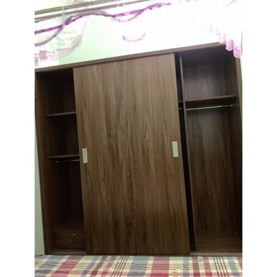 tủ cánh trượt gỗ mdf phủ bóng 2m
