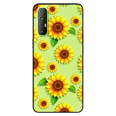 Ốp lưng dành cho Oppo Reno 3 Pro mẫu Hoa Hướng Dương 2020