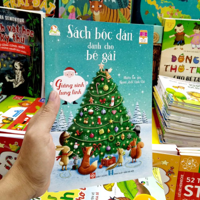 Sách Bóc Dán Dành Cho Bé Gái - Giáng Sinh Lung Linh