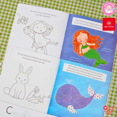 Sách - Luyện kỹ năng dùng kéo thuần thục và an toàn - Cho trẻ từ 3 - 6 tuổi - Đinh Tị Books