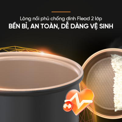 Nồi cơm điện 0.8L SUNHOUSE SHD8200 - Hàng chính hãng