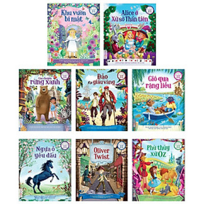 Bộ Sách Phiên Bản Kể Lại Đầy Lôi Cuốn Của Các Tác Phẩm Văn Học Kinh Điển (Trọn Bộ 8 Cuốn) - TVI