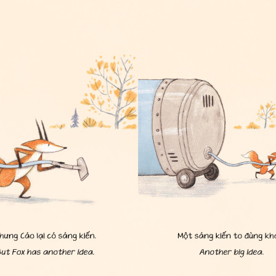 Sách Thiếu Nhi Song Ngữ | Cáo Gặp Rắc Rối - Fox Has A Problem | Corey R. Tabor | San Hô Books