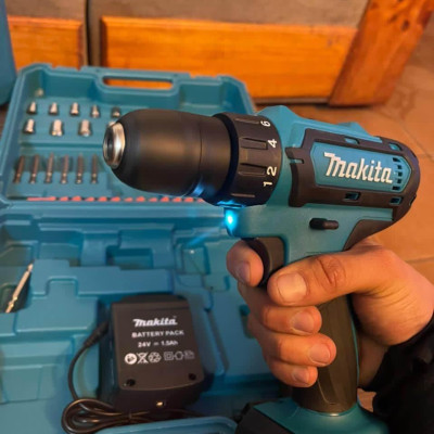 MÁY KHOAN BÚA DÙNG PIN 18V (01 SẠC NHANH ,02 PIN 18V/ 3.0AH) MAKITA DHP482RFE- HÀNG CHÍNH HÃNG