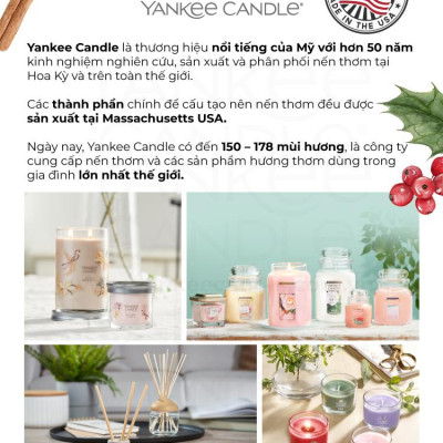 Nến ly tròn sáp đậu nành Yankee Candle size L (567g) - Ocean Air