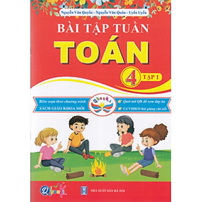 Sách - Bài tập tuần Toán 4 tập 1 (Biên soạn theo chương trình sách giáo khoa mới)