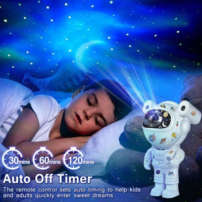 Đèn Phi Hành Gia Có Kèm Loa bluetooth, Nháy Theo Nhạc, Remote Điều Khiển Thuận Tiện, Đèn Thiên Hà