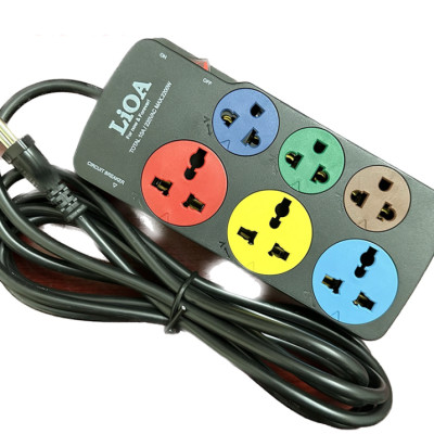 Bộ 2 Ổ cắm kéo dài đa năng kết hợp 6 ổ 3D3S52