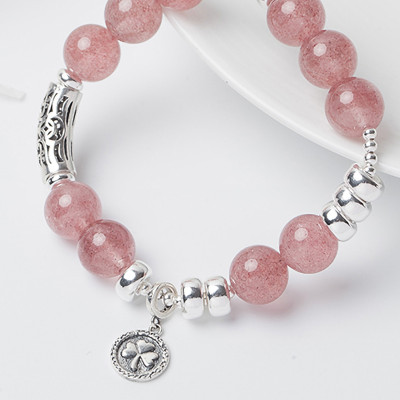 Vòng tay đá thiên nhiên phối charm bạc - Ngọc Quý Gemstones