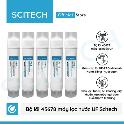 Bộ lọc nước uống công nghệ UF 7 cấp lọc by Scitech (Không dùng điện, không nước thải) - Hàng chính hãng