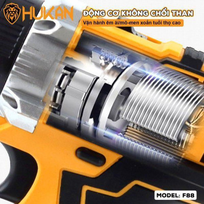 THÂN MÁY KHOAN TỪ 13MM  BODY F88 HUKAN - HÀNG CHÍNH HÃNG