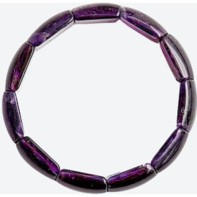 Vòng tay thạch anh tím bản hẹ Ngọc Quý Gemstones