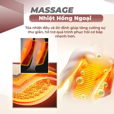 Ghế Massage Toàn Thân Lifesport LS-900, Ghế Massage Có 8 Chương Trình Massage Và 5 Bài Thủ Công Và 3 Bài Hỗ Trợ Giấc Ngủ