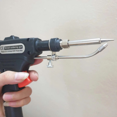 Mỏ Hàn Thiếc Tự Động Đẩy 60W – Loại Xịn, Mũi Thẳng, Mẫu Mới Hàn Cực Nhanh