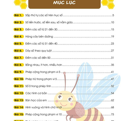 Sách Ong Vàng Học Toán Dành Cho Trẻ 4-6 Tuổi - Tập 3