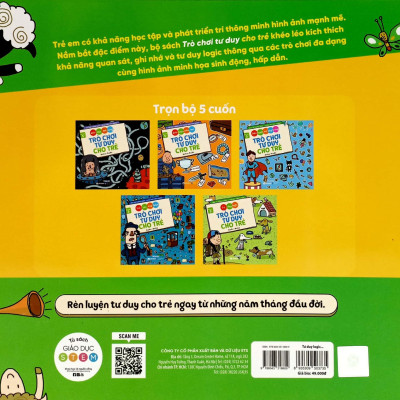 Tư Duy Logic - Trò Chơi Tư Duy Cho Trẻ (Dành Cho Bé Từ 5 Tuổi)
