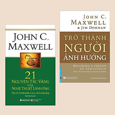 Combo Sách Chỉ Dẫn Kinh Tế Hay: 21 Nguyên Tắc Vàng Của Nghệ Thuật Lãnh Đạo + Trở Thành Người Ảnh Hưởng (Bộ Bí Kíp Dành Riêng Cho Mọi Nhà Quản Trị, Lãnh Đạo)