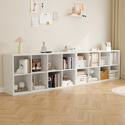 Kệ sách 8 hộc đựng đồ lớn gỗ mdf dày 25mm cao cấp decor phong cách minimalism thương hiệu IGA - GA33