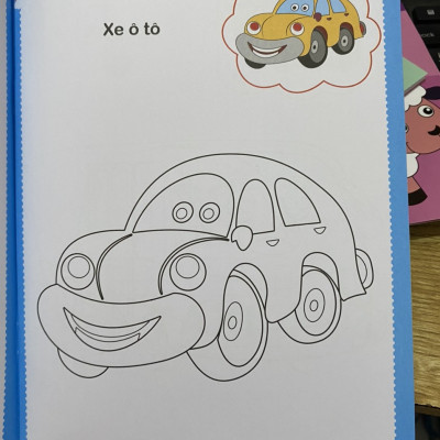 Quà cho bé : Bé tập tô màu : Phương tiện giao thông