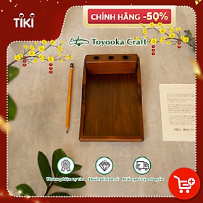 Khay Gỗ Ghi Chép TOYOOKA CRAFT, Phụ Kiện Gỗ Cao Cấp, Tinh Tế, Sang Trọng – SC12
