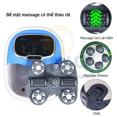 [Hàng Chính Hãng - BH 2 Năm] Bồn Ngâm Chân Serenelife Sl12 Mát Xa Chân - Nhập Khẩu Chính Hãng Mỹ - Đầy Đủ CO CQ Giấy Tờ Nhập Xuất